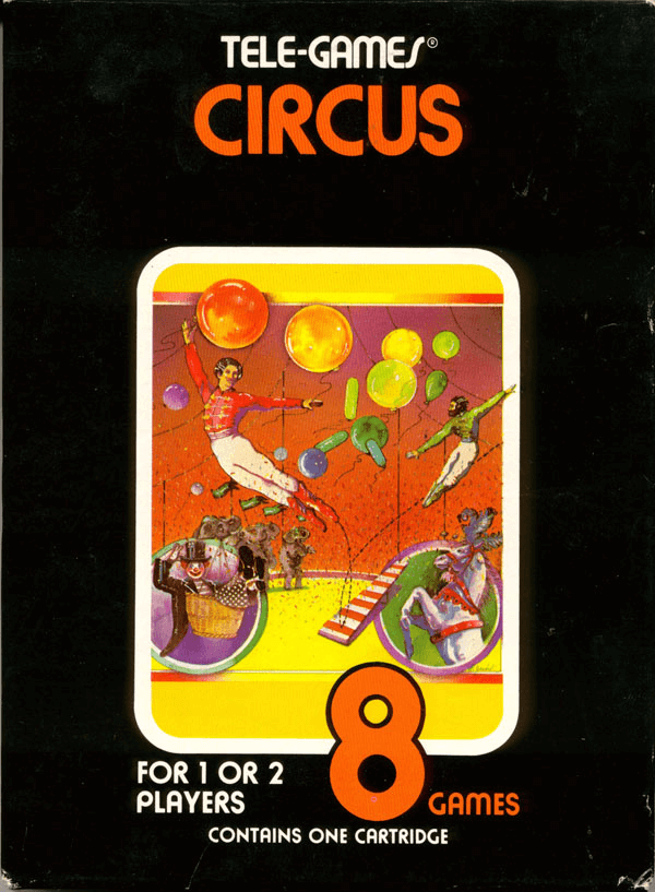 Circus box art for Atari 2600